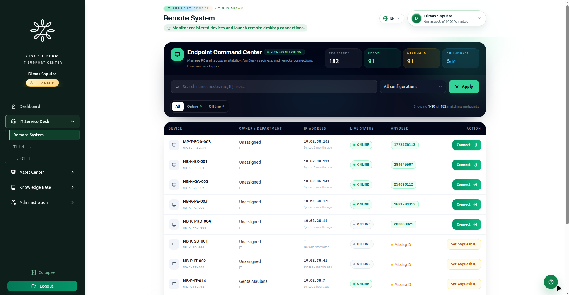 Zinus Ticketing screenshot 3